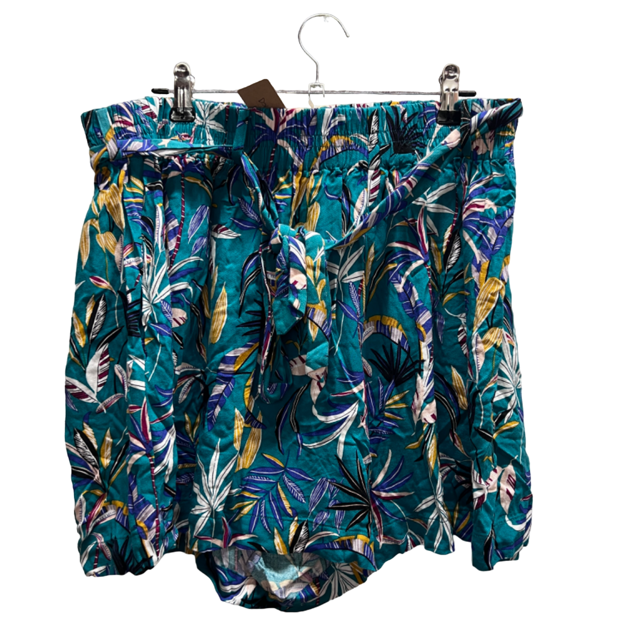Pantaloncini verdi stampa tropicale Promod