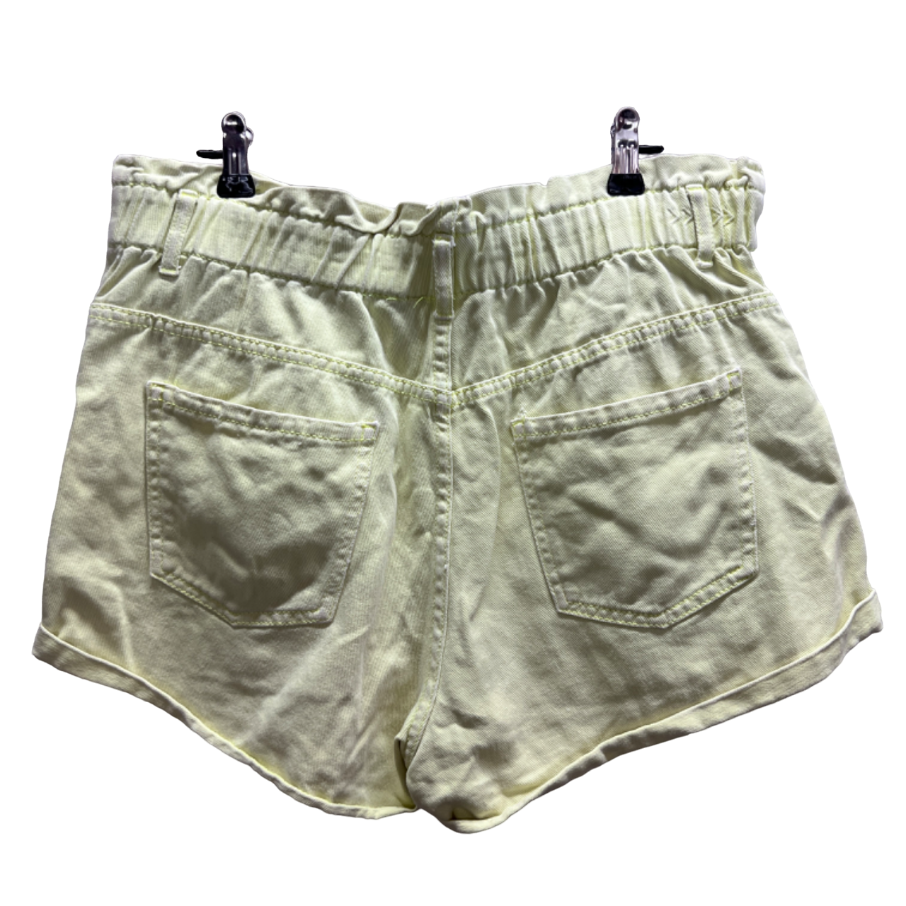 Shorts denim colore lime