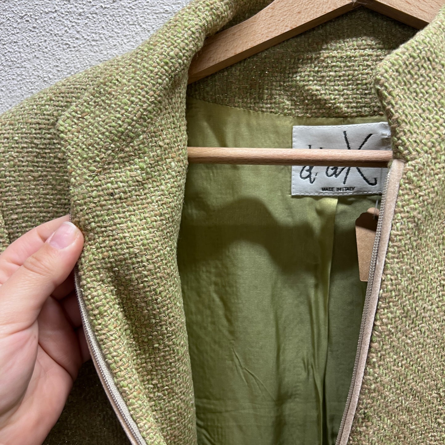 Blazer misto lana/seta