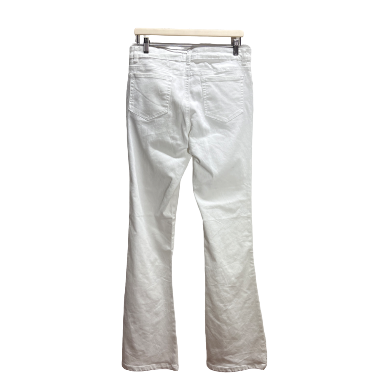 Jeans a zampa bianchi