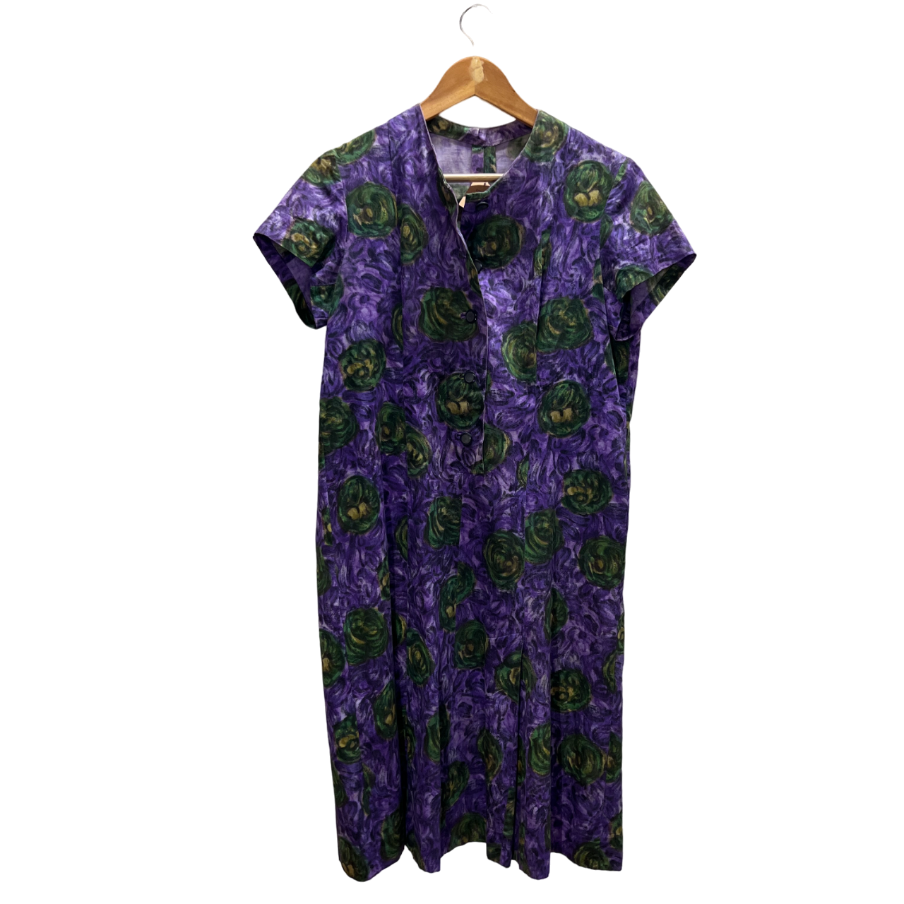 Vestito vintage viola a fiori