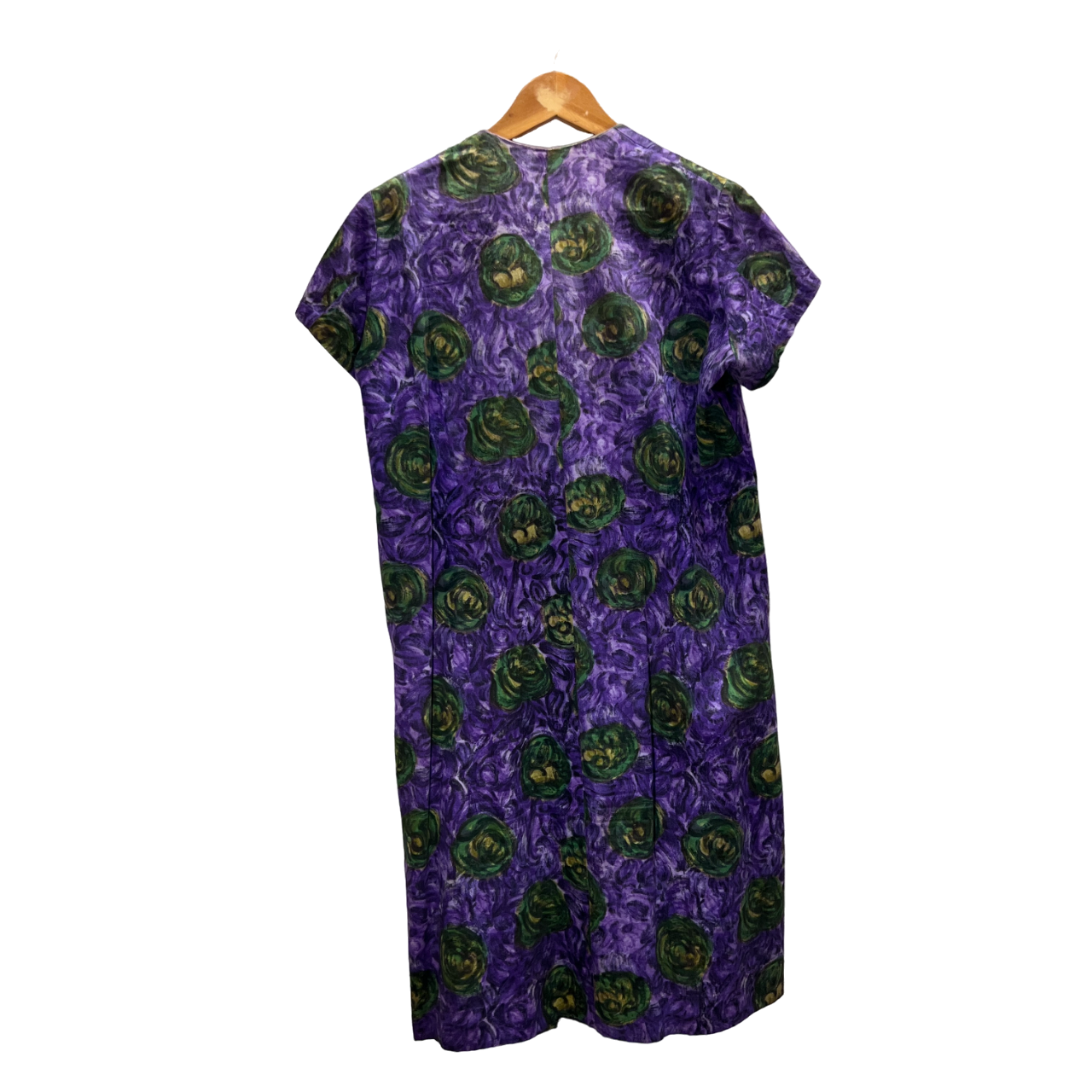 Vestito vintage viola a fiori