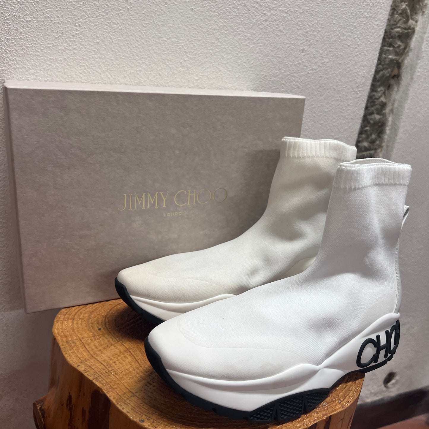 Sneakers in tela Jimmy Choo