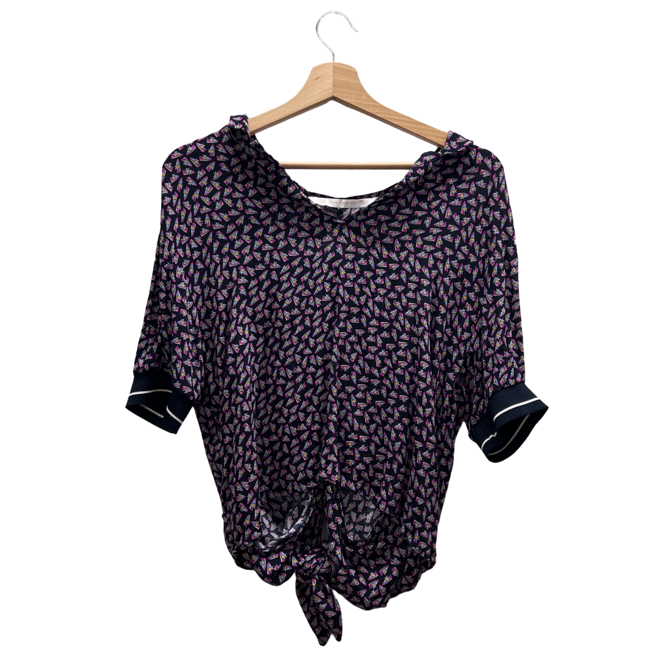 T-shirt con nodo dietro