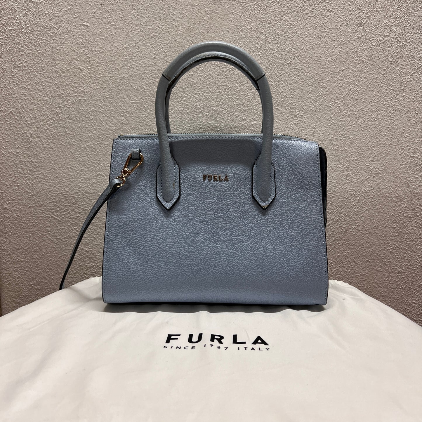 Borsa azzurra Furla