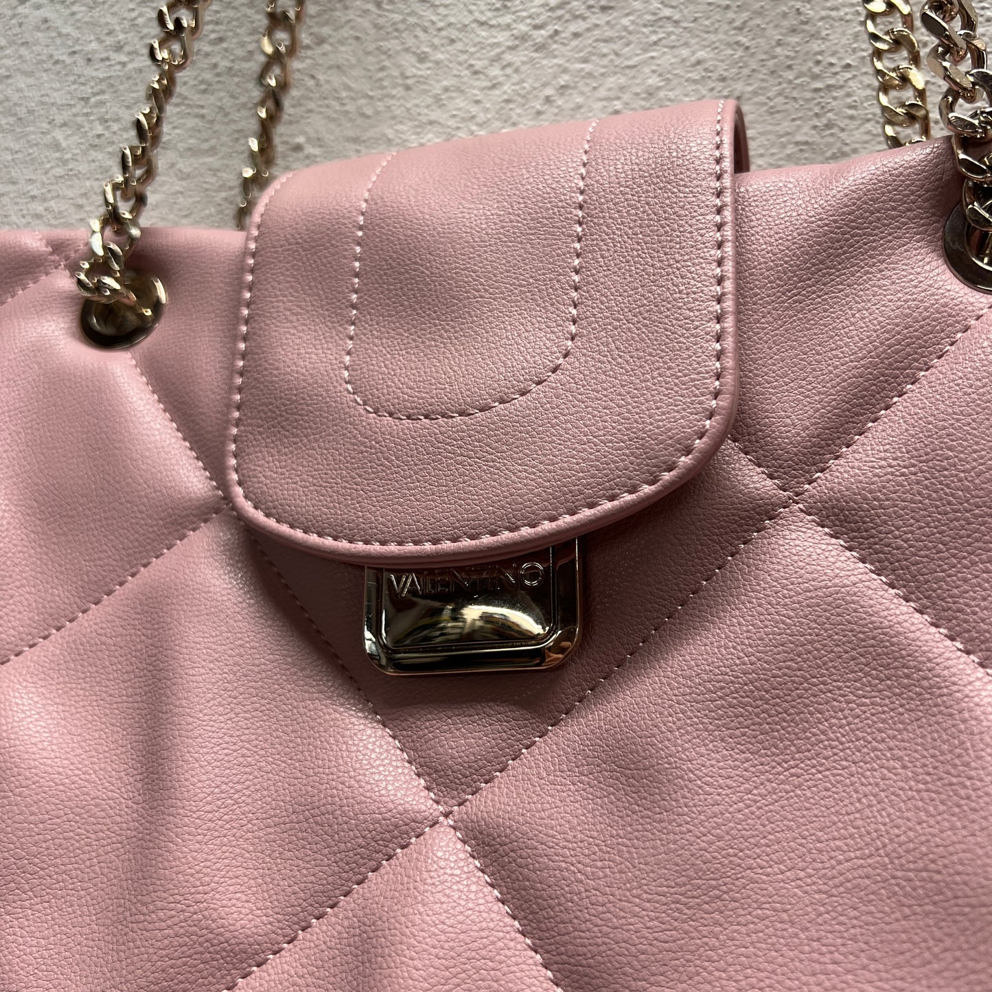 Borsa Mario Valentino rosa trapuntata