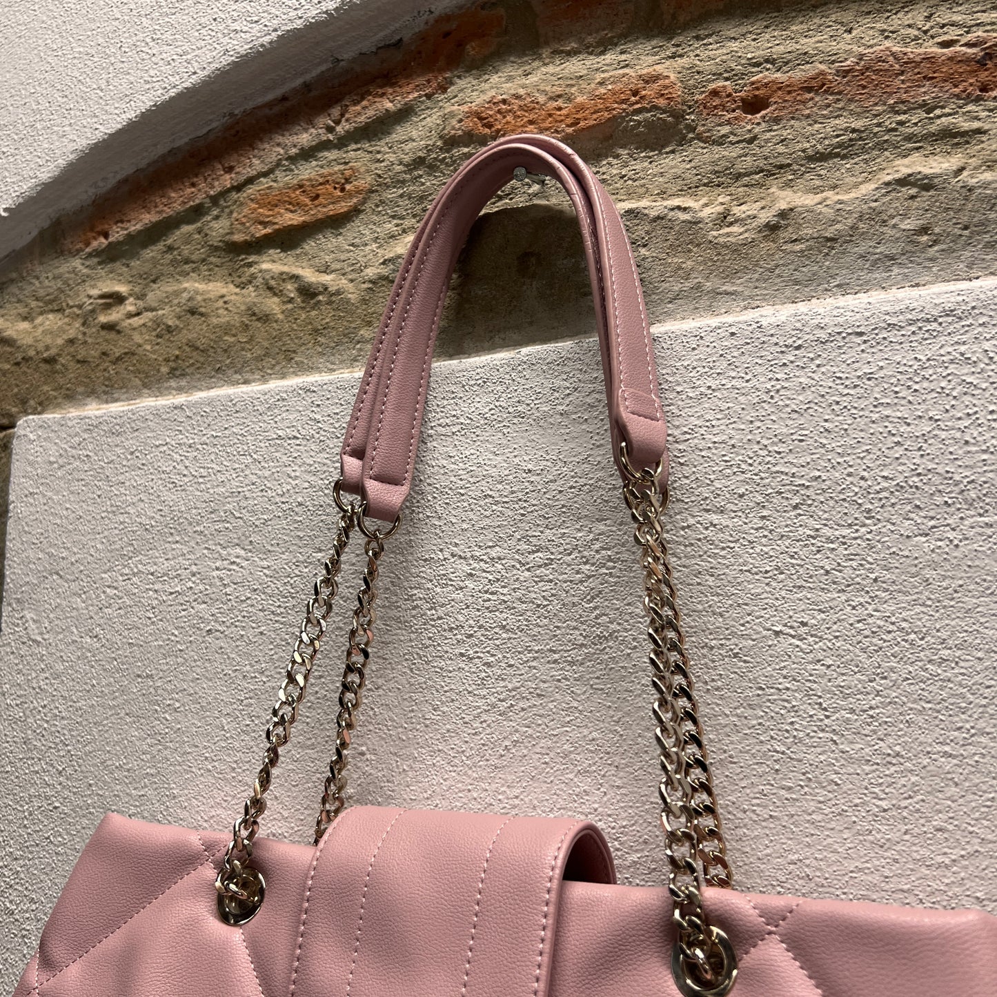 Borsa Mario Valentino rosa trapuntata