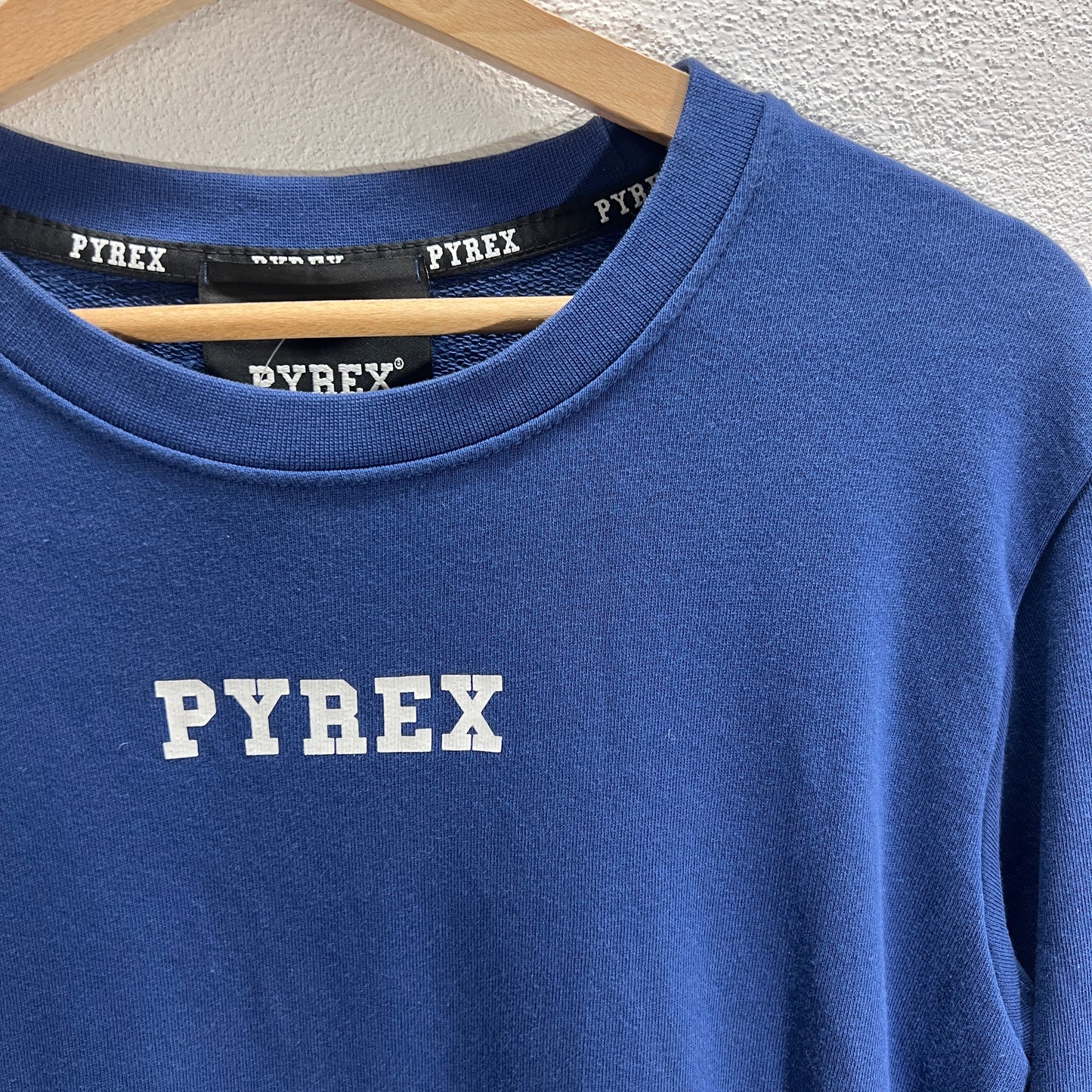 Felpa Pyrex blu