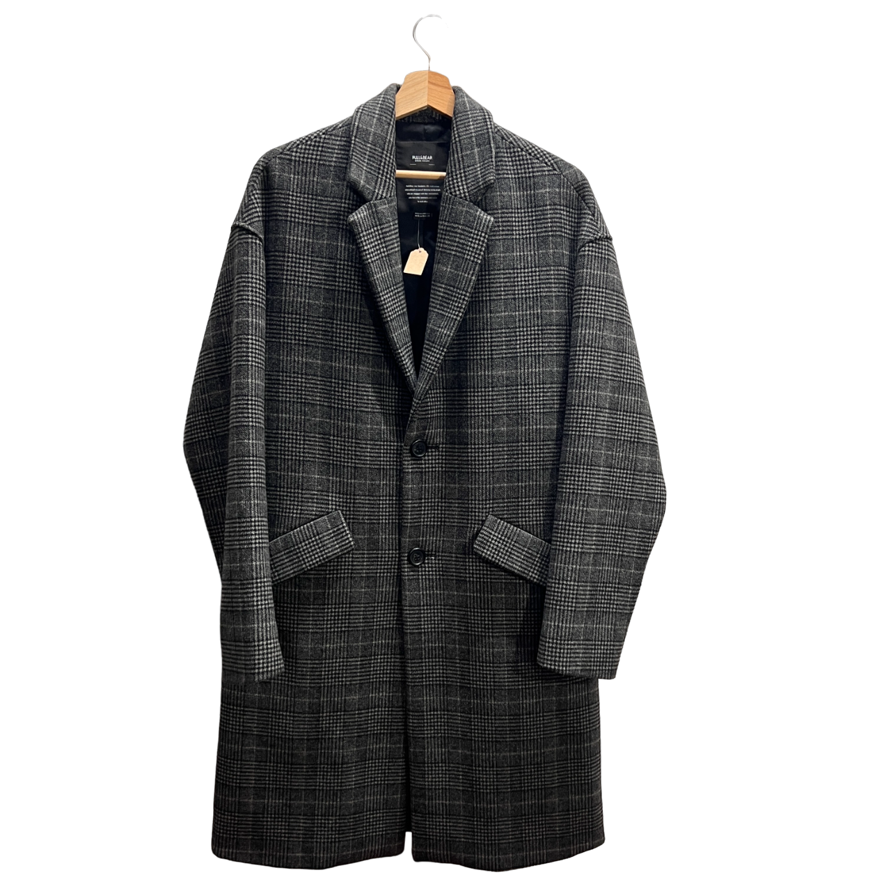 Cappotto a quadri Pull&Bear