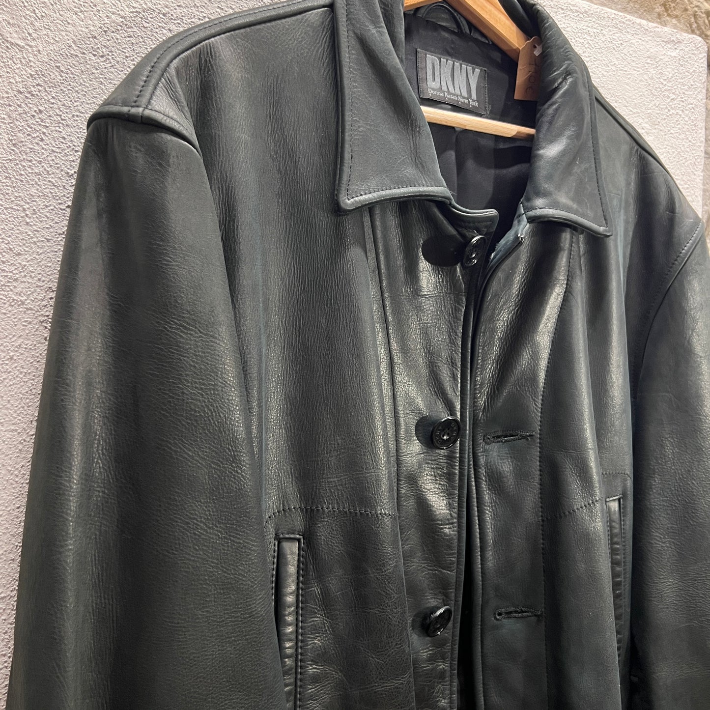 Giacca in pelle DKNY