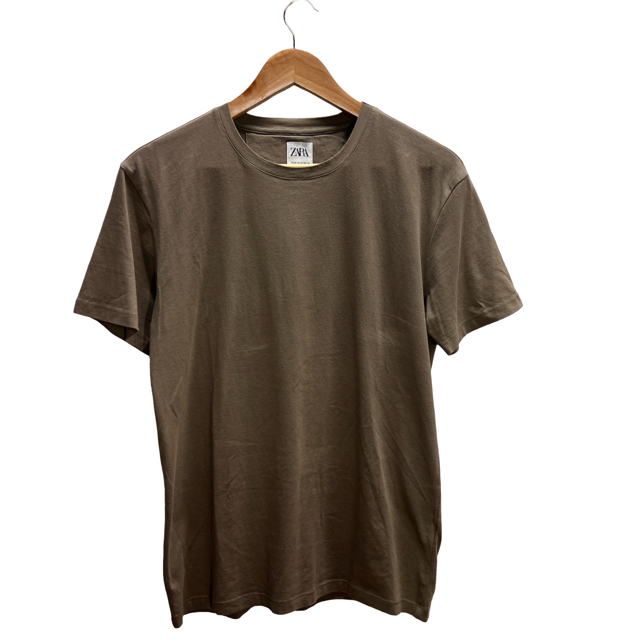 T-shirt verde militare Zara