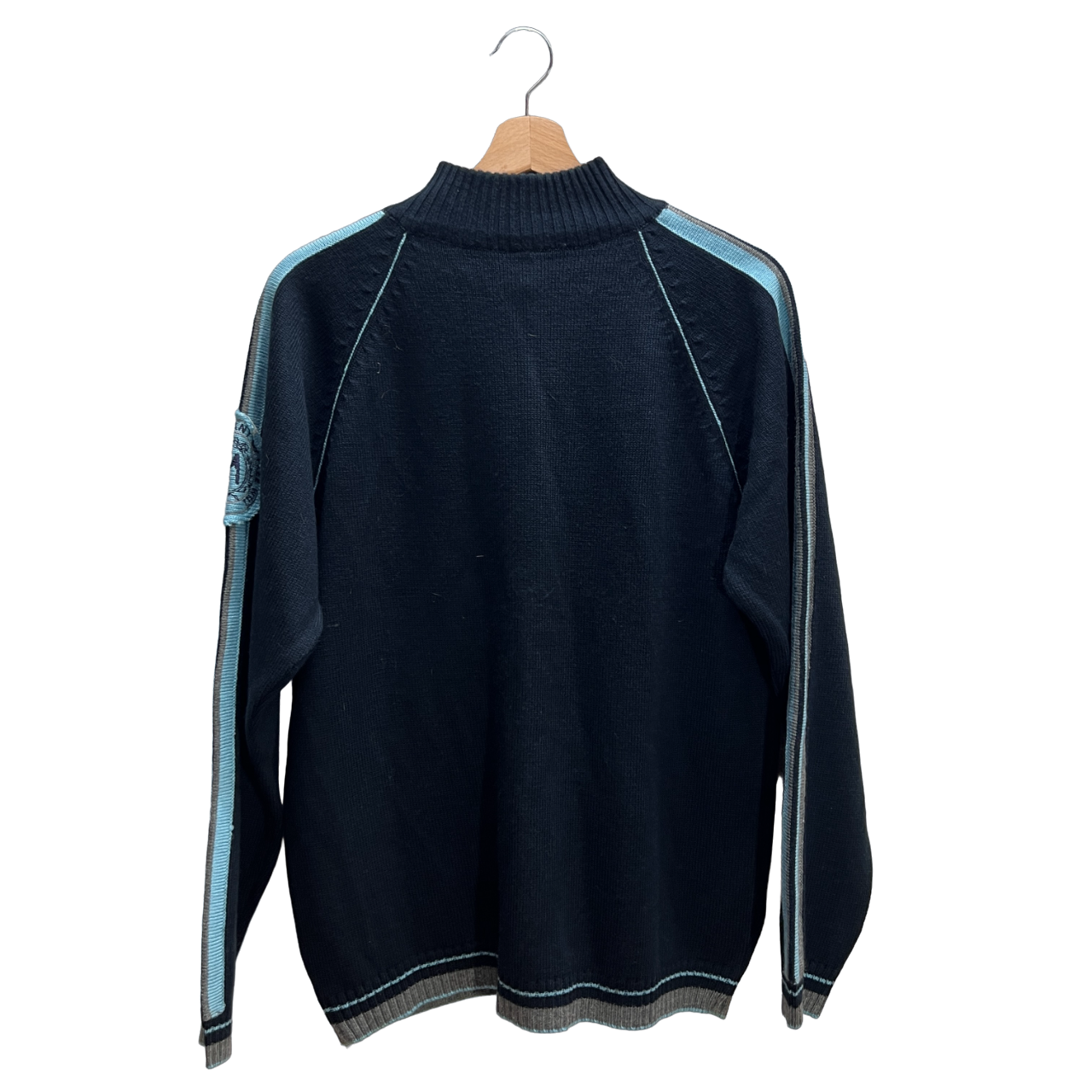 Golf con zip blu