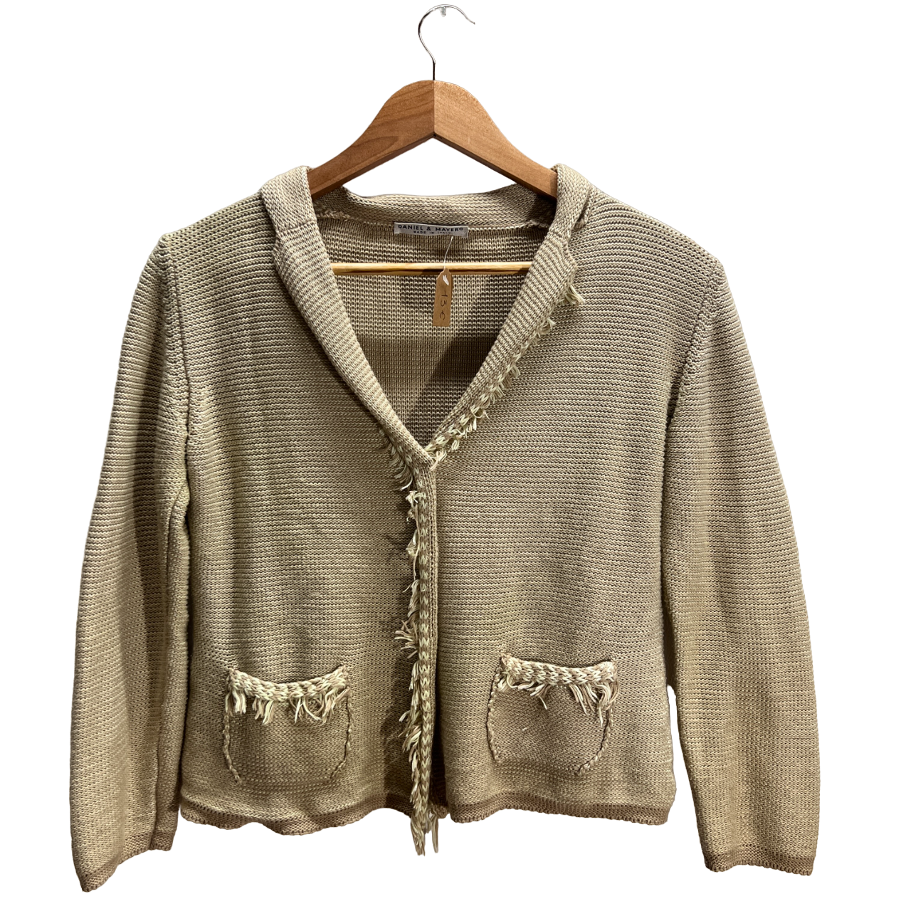 Cardigan verde Made in Italy