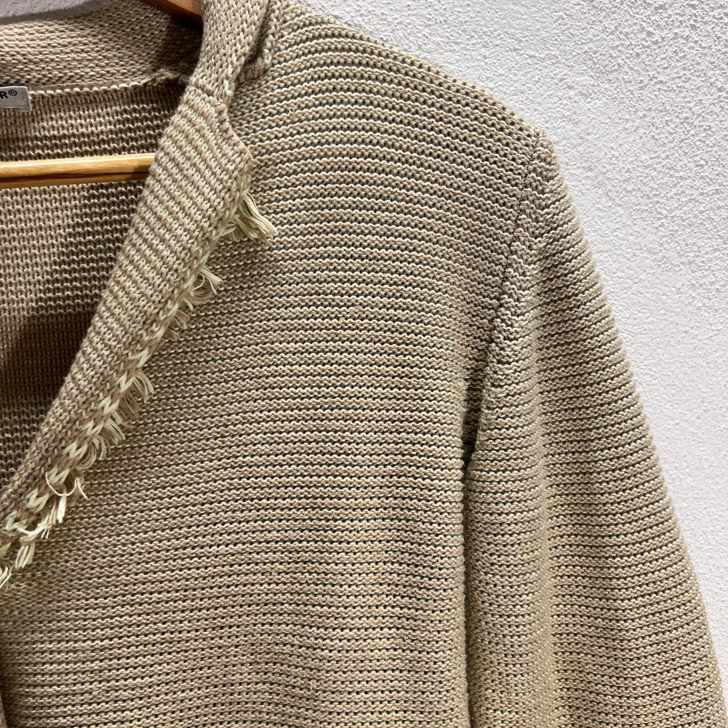 Cardigan verde Made in Italy