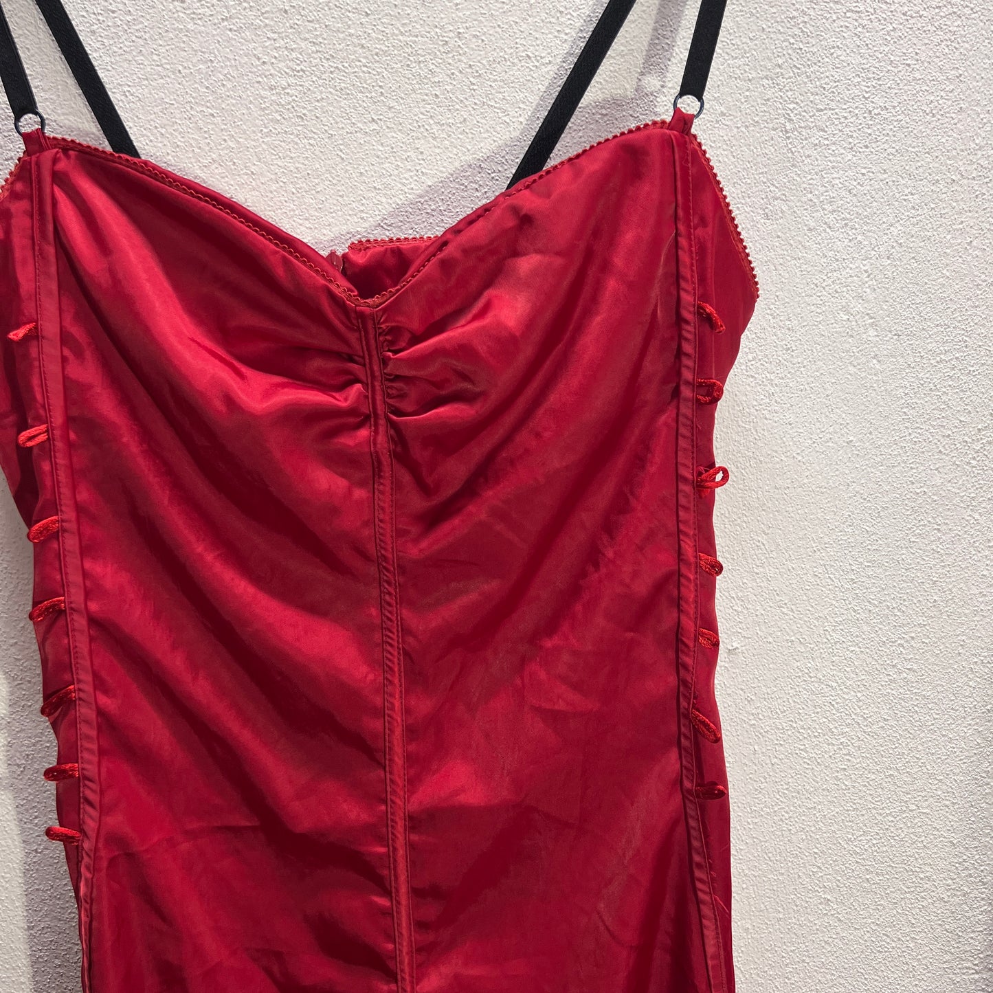 Vestito a corpetto rosso
