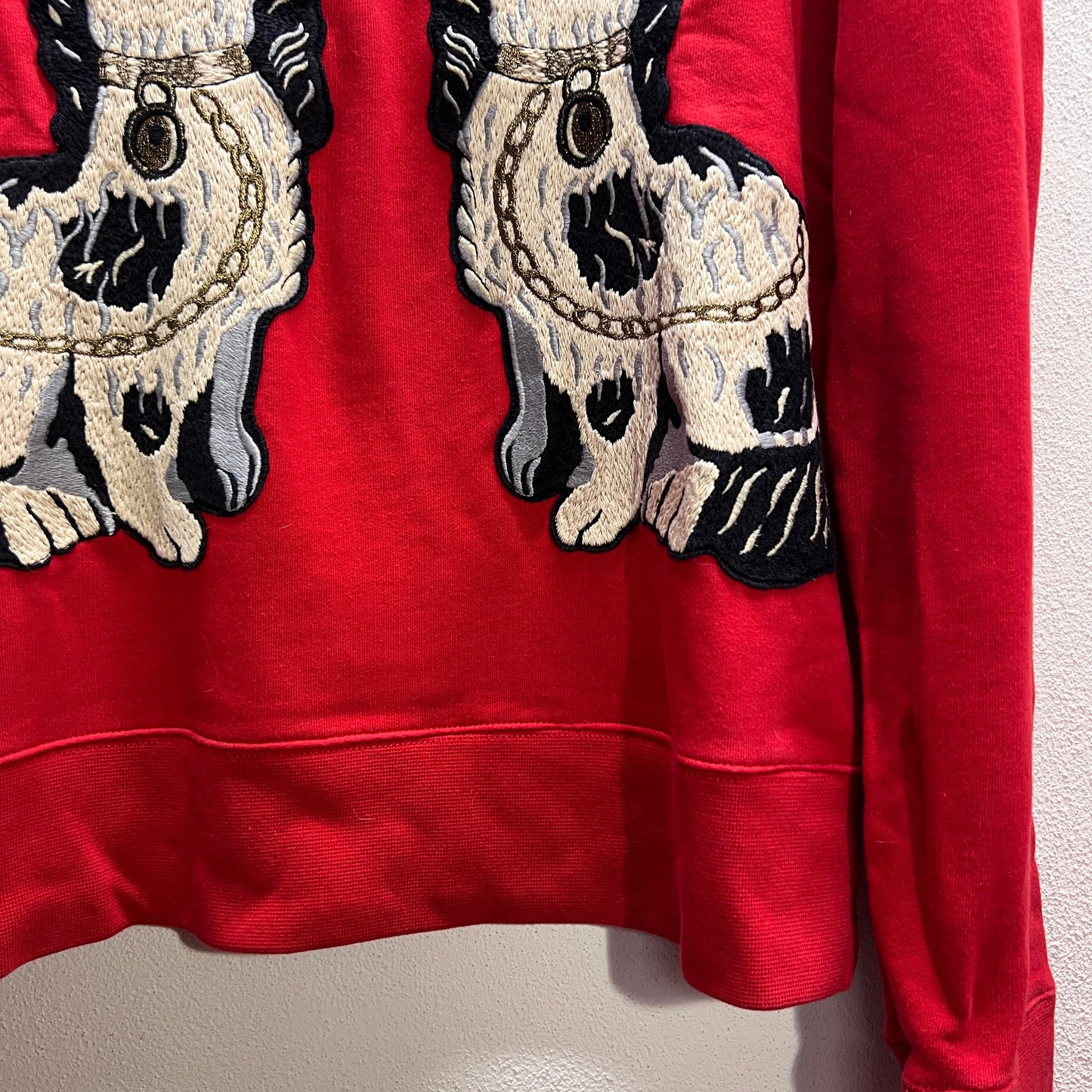 Felpa unisex rossa Gucci