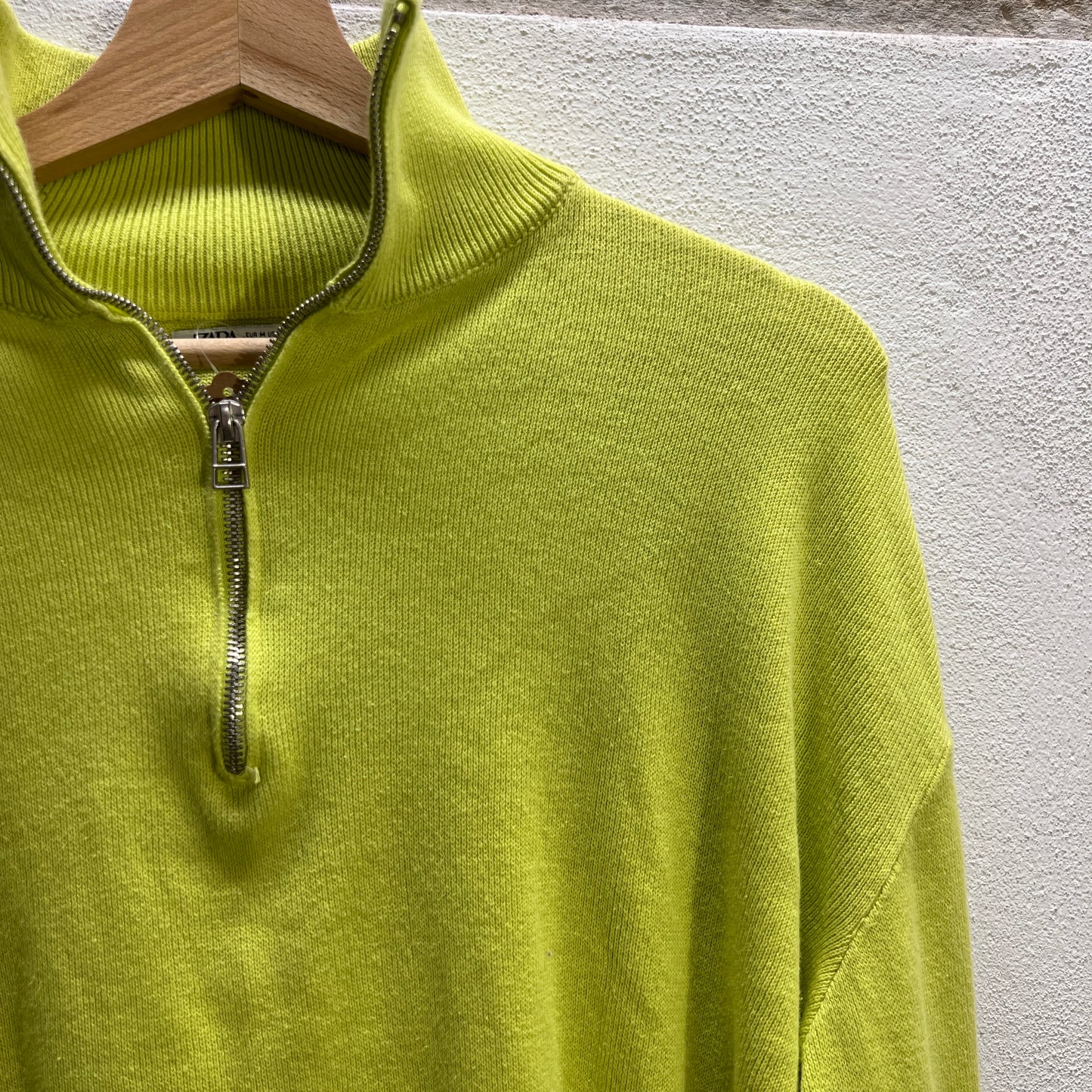 Maglioncino verde limone Zara