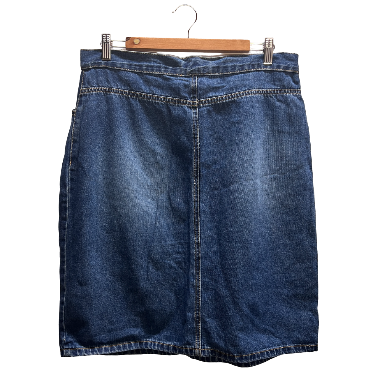 Gonna jeans media altezza