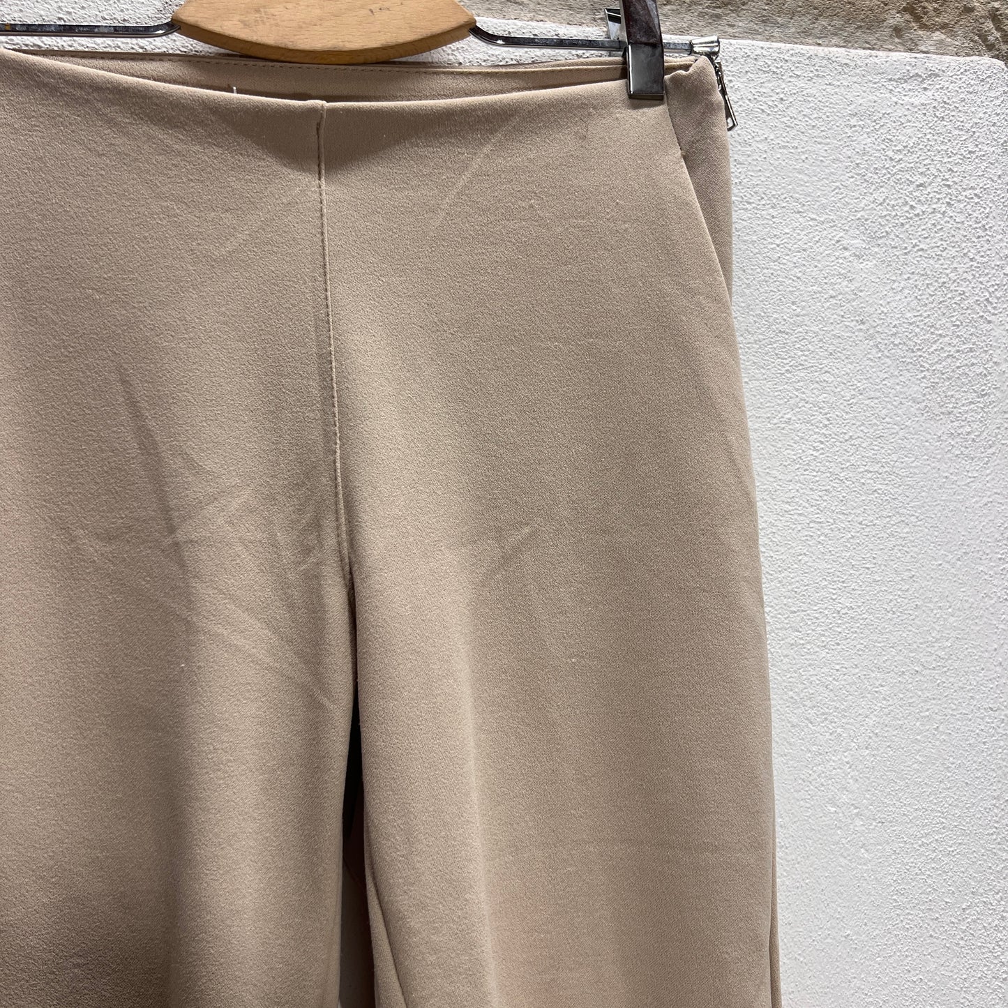 Pantaloni elastici beige