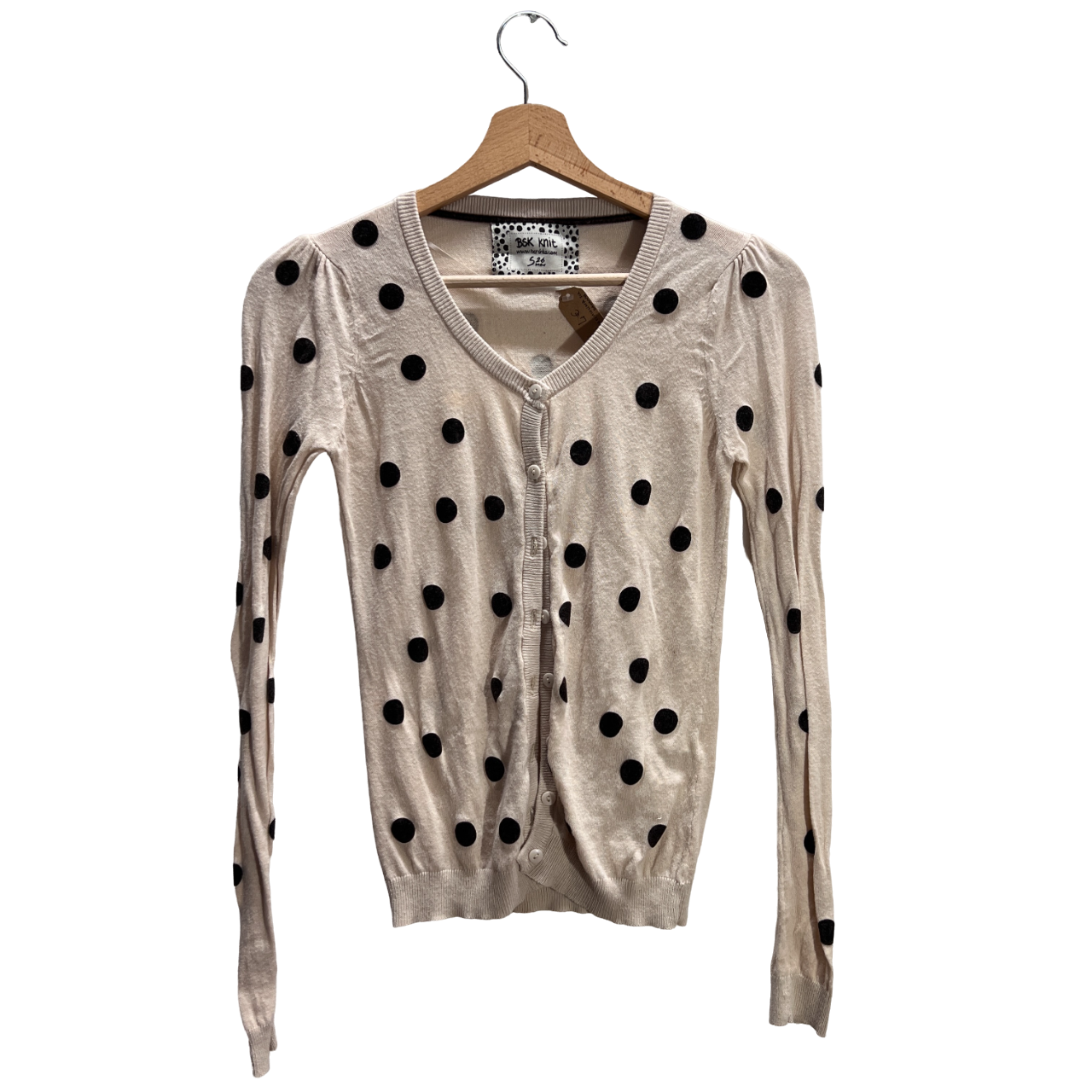 Cardigan pois Bershka