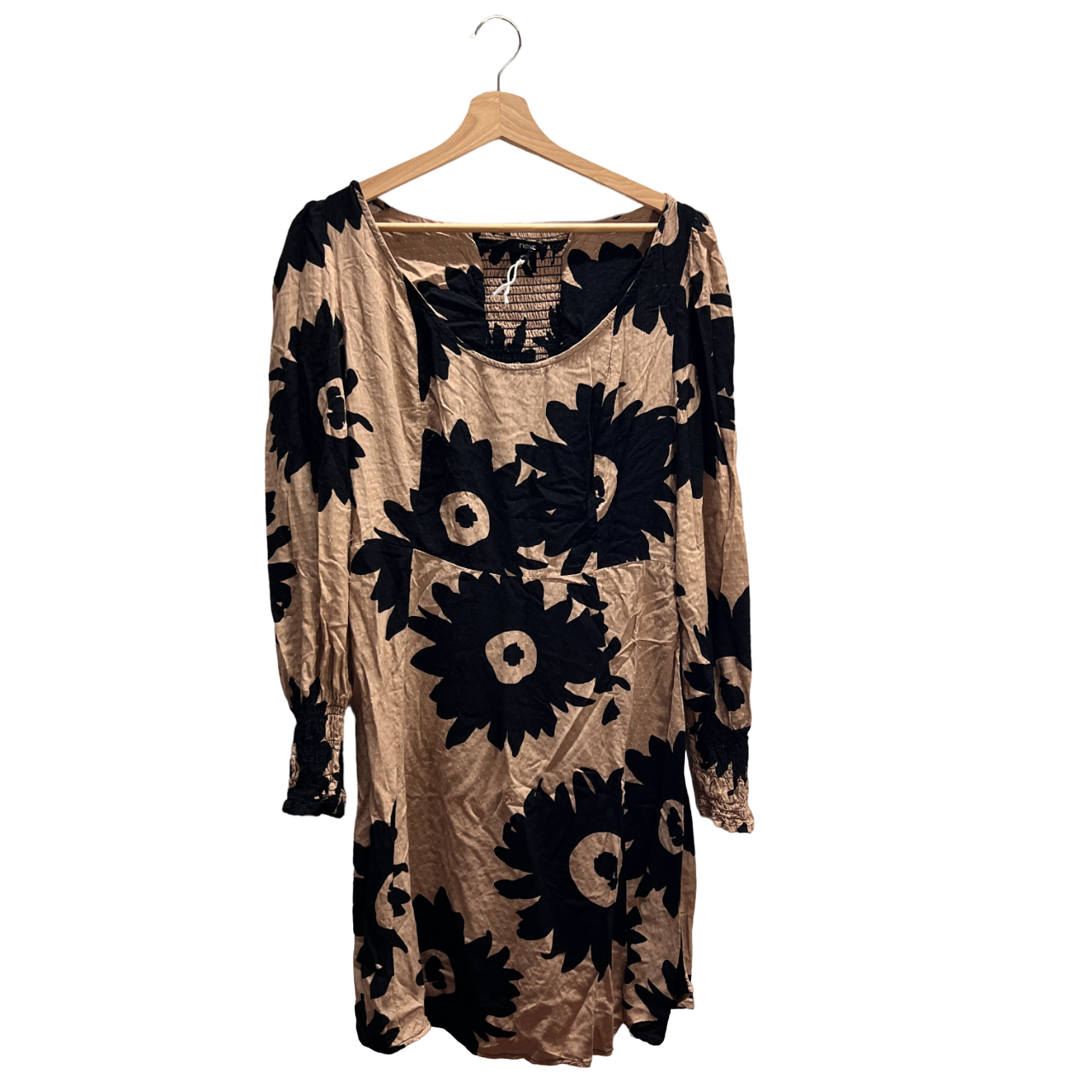 Abitino a fiori beige
