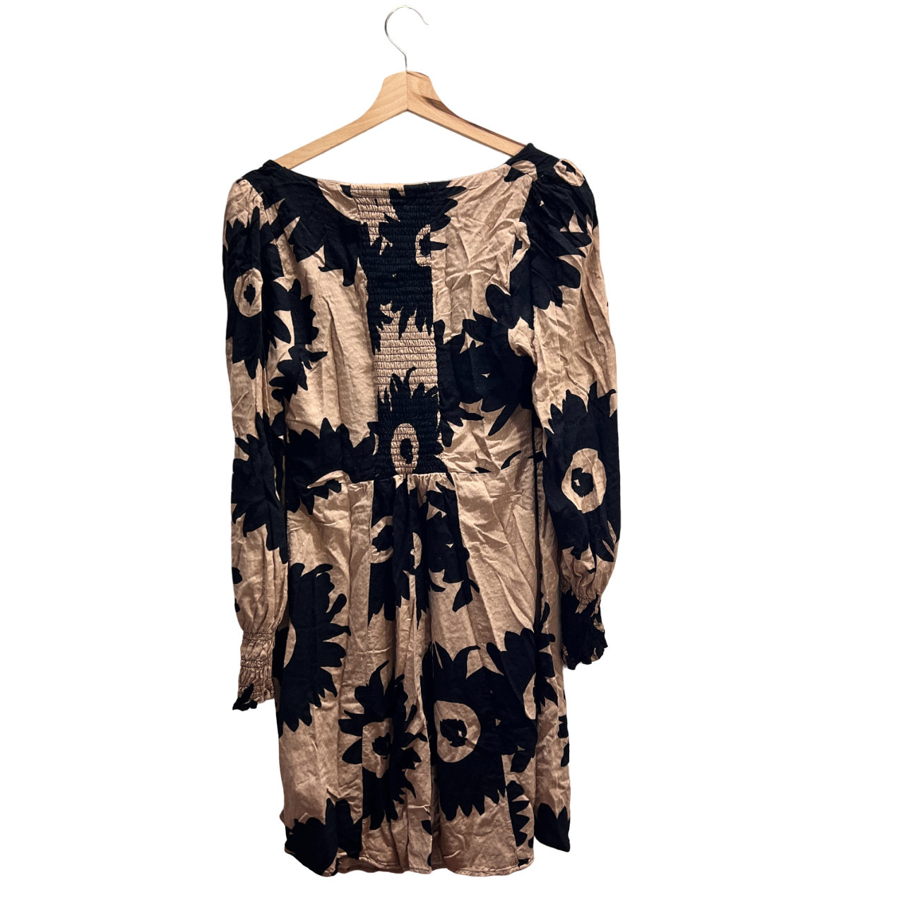 Abitino a fiori beige