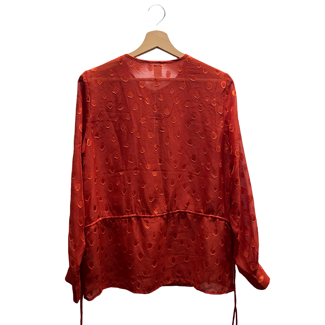Camicia rossa con trasparenze H&M