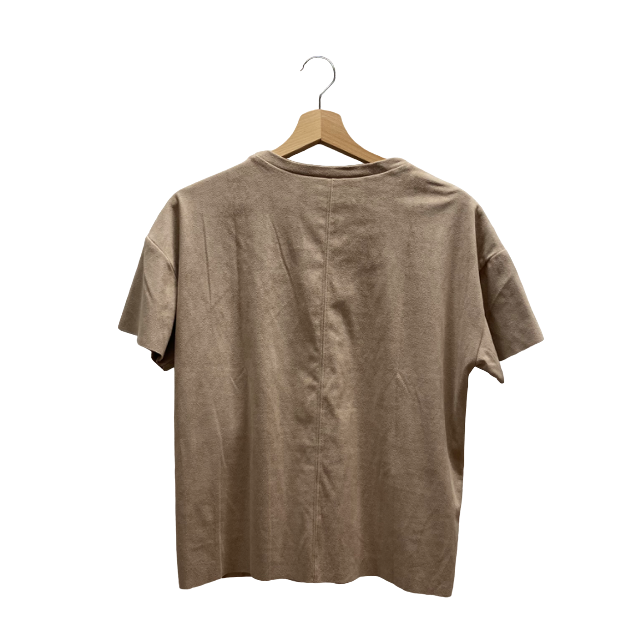 Maglia beige con lace up