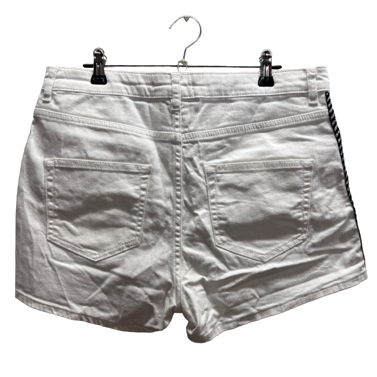 Pantaloncini bianchi con banda laterale
