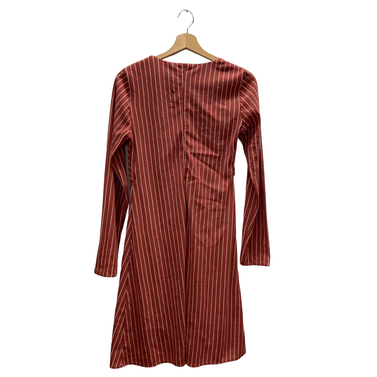 Vestito midi rosso mattone