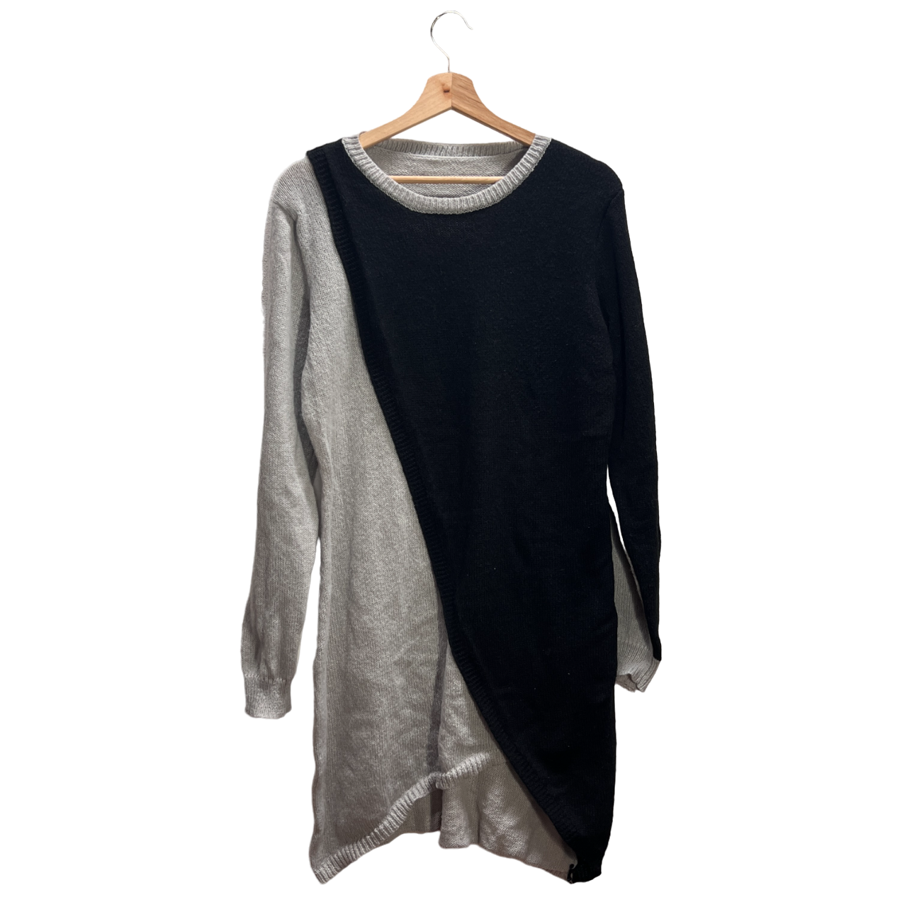 Vestito nero grigio